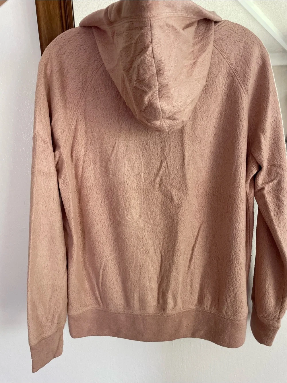 Billabong Dusty Rose Zip-Up Hooded Soft Teddy Sherpa-Like Jacket - Picture 4 of 9